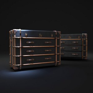 3d richards -trunk-medium-chest model
