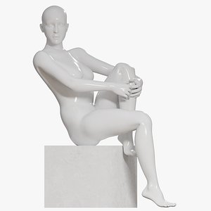 Female mannequin pose 9 PBR