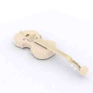 3D Violin 3D model