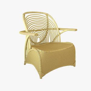 Rattan Chair 3D model