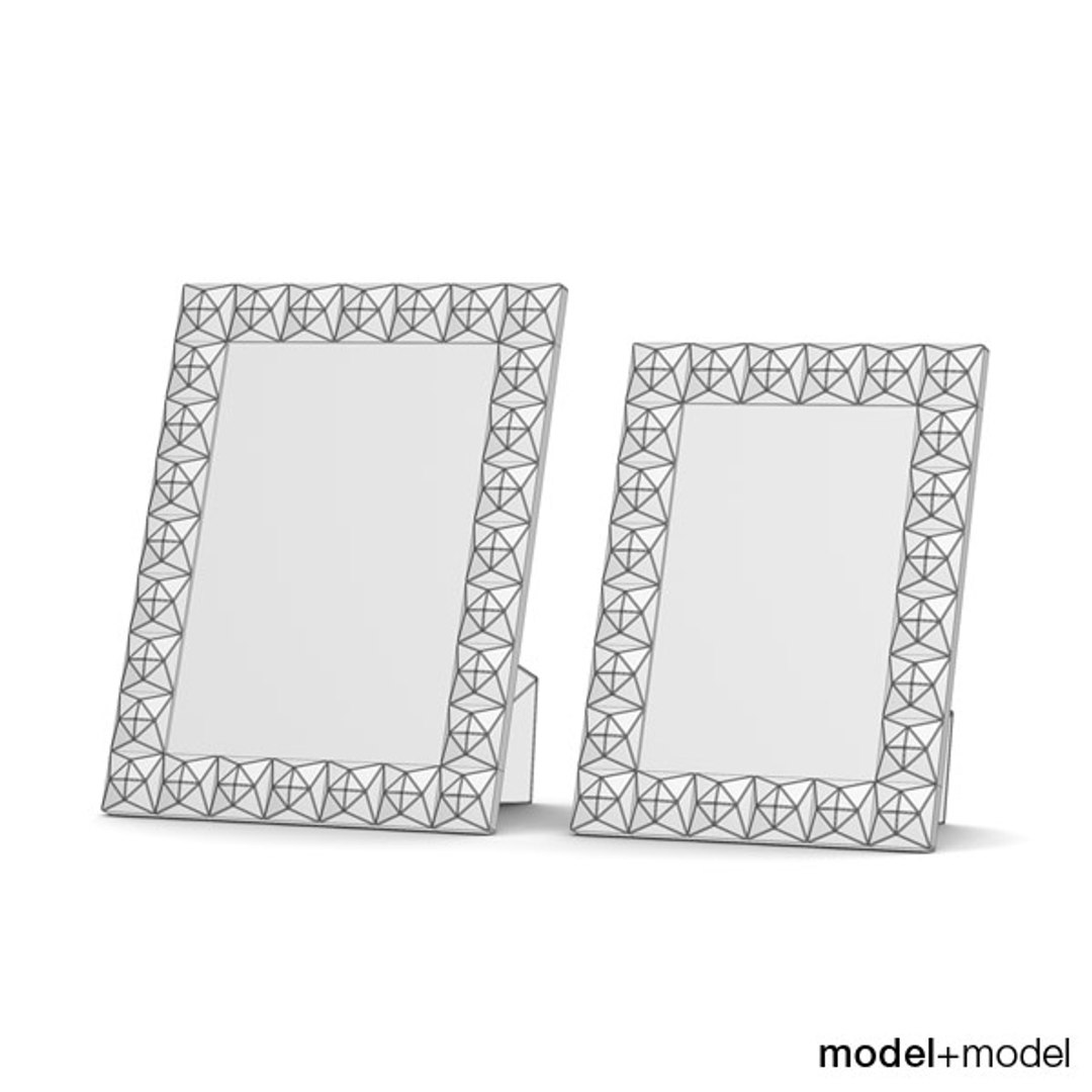 Crystal Picture Frames 3d Model