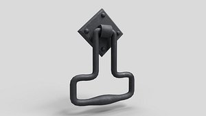 Door Handle Medieval M5 3D model