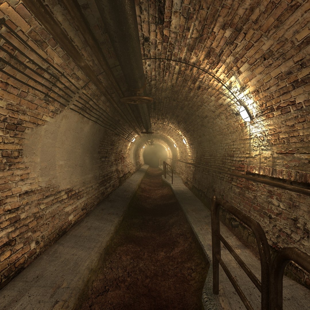 Modeled Sewer Module 3ds