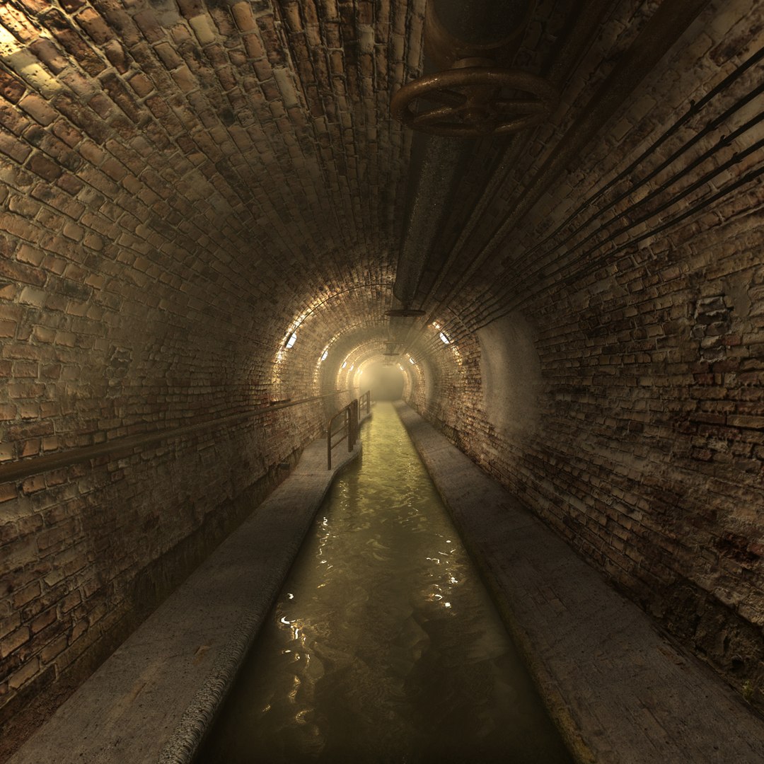 Modeled Sewer Module 3ds