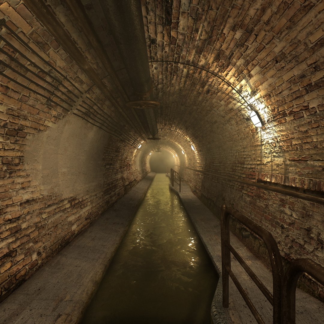 Modeled Sewer Module 3ds