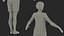 Asian Grandma Wearing Pajamas Rigged for Cinema 4D