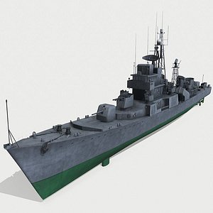 3D north najin-class frigates