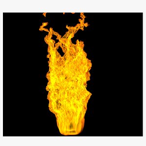 3D Fire animations generation