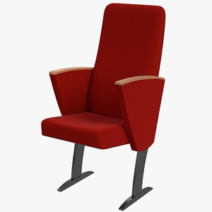 3D Cinema theater armchair 3