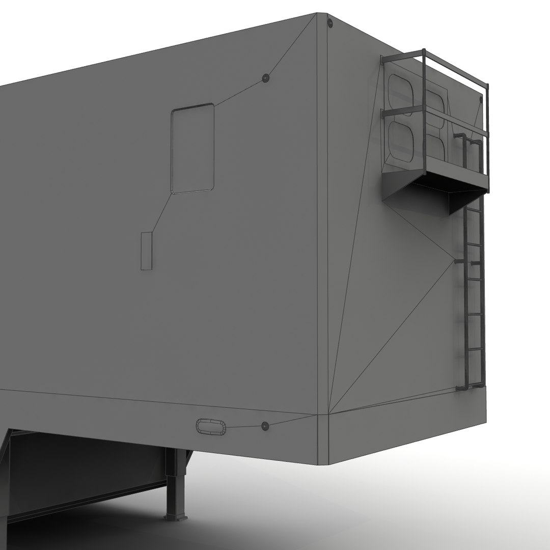 Chip Van -train 3d Model