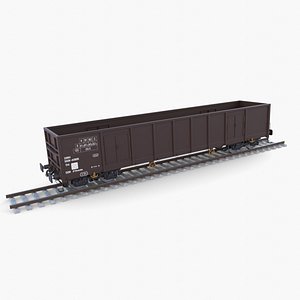 3D CFR Open Box Rail Car v2