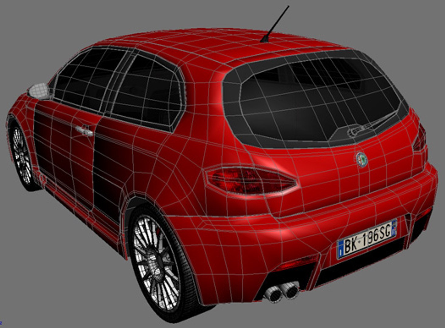 Alfa Romeo 147 TI Modello 3D in Auto Compatte 3DExport