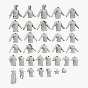 BASIC CLOTHES PACK 2021 genesis 8 male female zprj highpoly projects 3D model