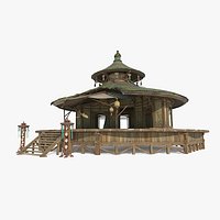 Thatched Cottage Clubhouse in Ancient Architecture