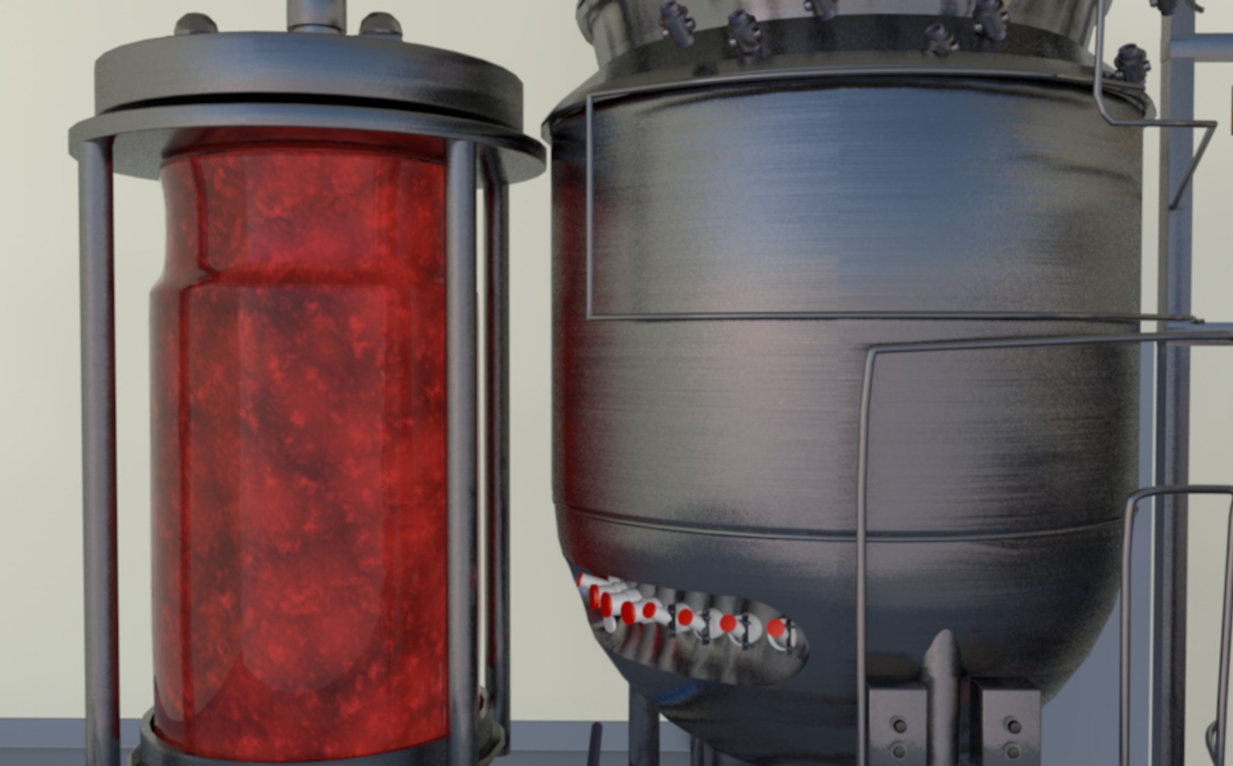 3d model bioreactor scientist lab