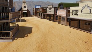 Western Town 3D