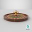 European Roulette Wheel 3D model