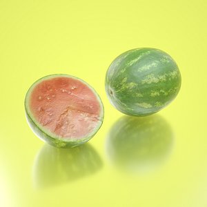 photorealistic watermelons model