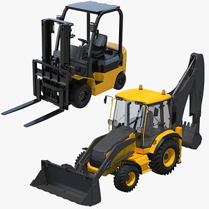 max backhoe forklift