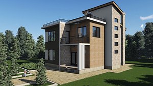 3d house model