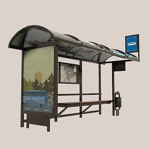 3D bus stop