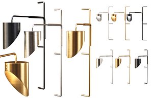 3D Jack wall light by Bpoint