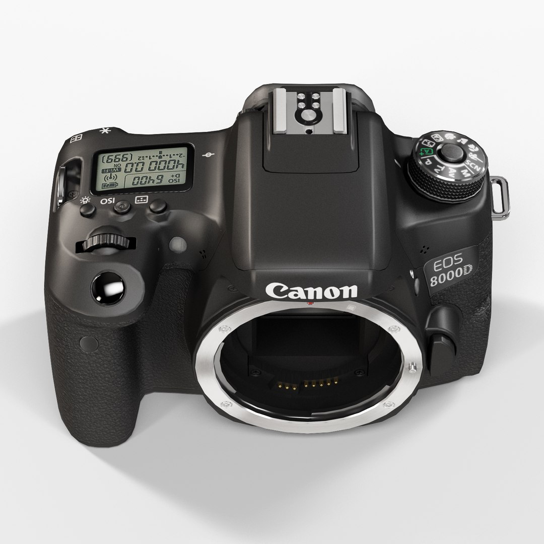 3d Canon Eos 8000d