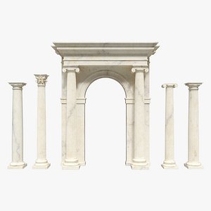 3D model Classic Columns Collection