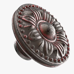 3D Floral Drawer Pull Knob