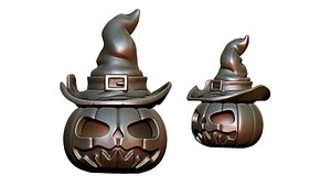 Halloween Pumpkin 3D