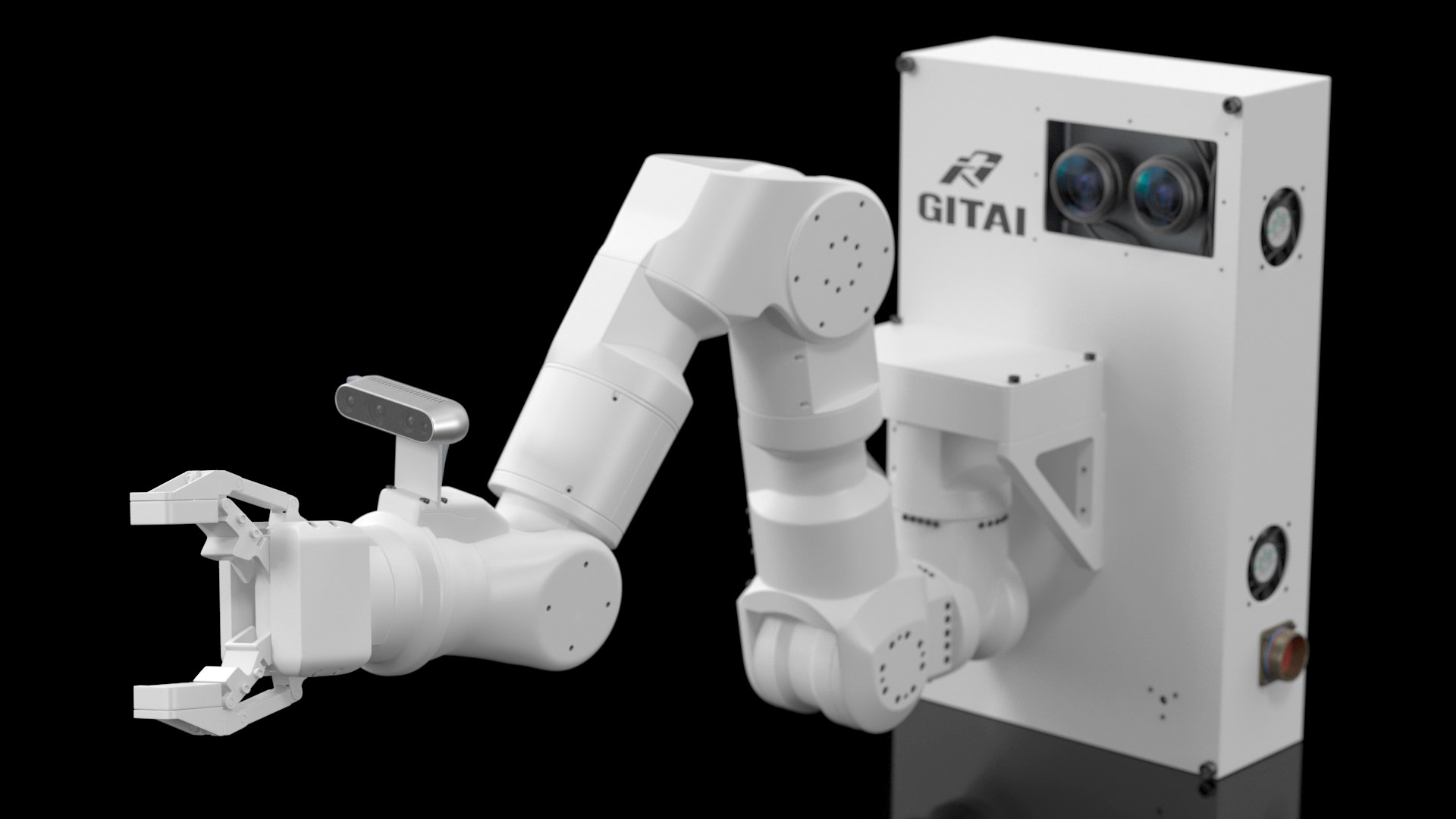 GITAI S1 Space Robot Rigged for Modo 3D model preview