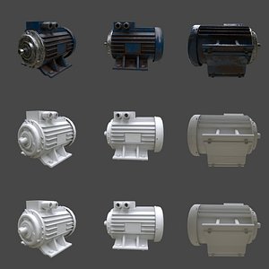 electric motor 3D model