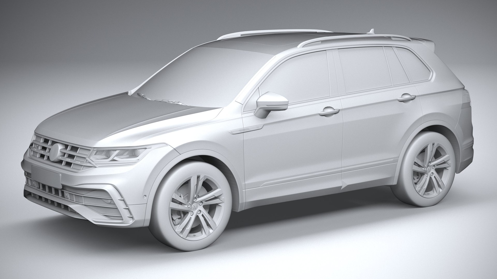 Volkswagen Tiguan R-line Model - TurboSquid 1601222