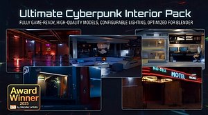 Ultimate Cyberpunk Interior Pack PBR
