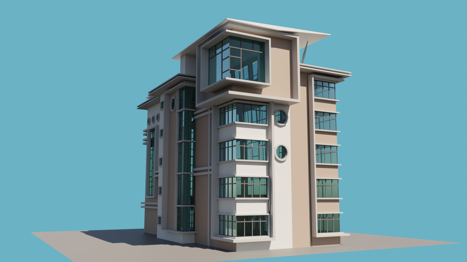 3D Office B Uilding - TurboSquid 2037504