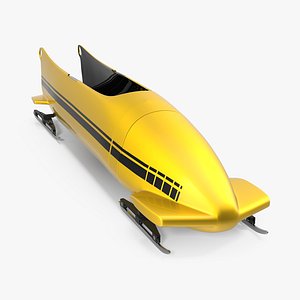 bobsled person generic 3d model