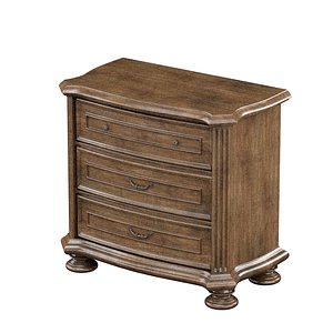 3D classical nightstand