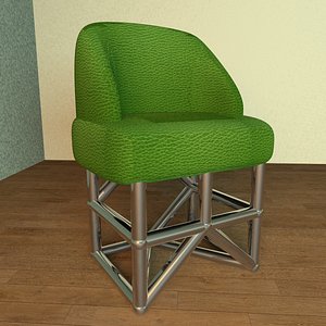 modern design chair room c4d