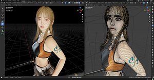 3D model Nami - One Piece PBR 8k high detail full - rigged 2026