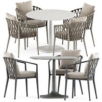 Erica outdoor chair and Fiore Outdoor table