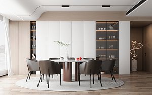 modern dining room
