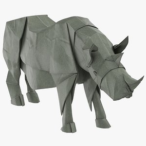 3D model rhino origami