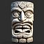 Maska Totem Tiki Low Poly 8