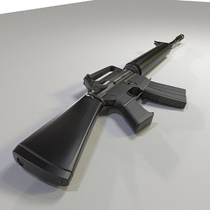 m4 gun 3D