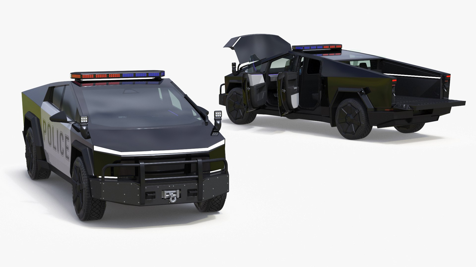 3D Tesla Cybertruck Police Patrol Vehicle Rigged for Cinema 4D https://p.turbosquid.com/ts-thumb/GY/qizhTF/bb/teslacybertruckpolicepatrolvehicleriggedforcinema4dmb3dmodel030/jpg/1727246032/1920x1080/fit_q87/edb5458328b83dff49c4d1848f69d98145720e0d/teslacybertruckpolicepatrolvehicleriggedforcinema4dmb3dmodel030.jpg
