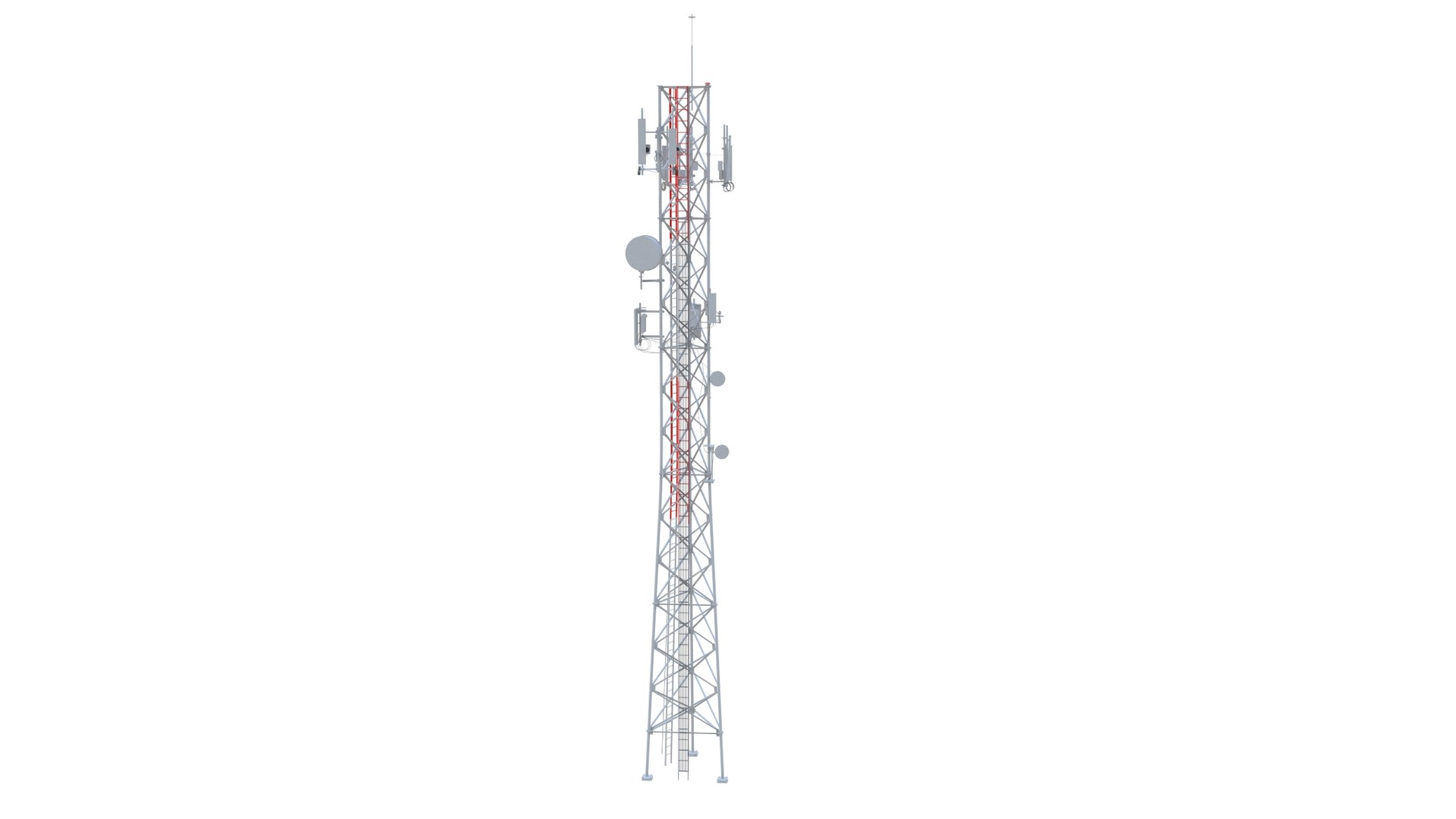 3D telecommunication tower communication model - TurboSquid 1685063