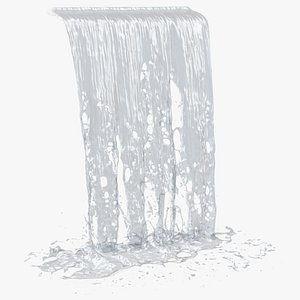 Large Falling Water Stream
