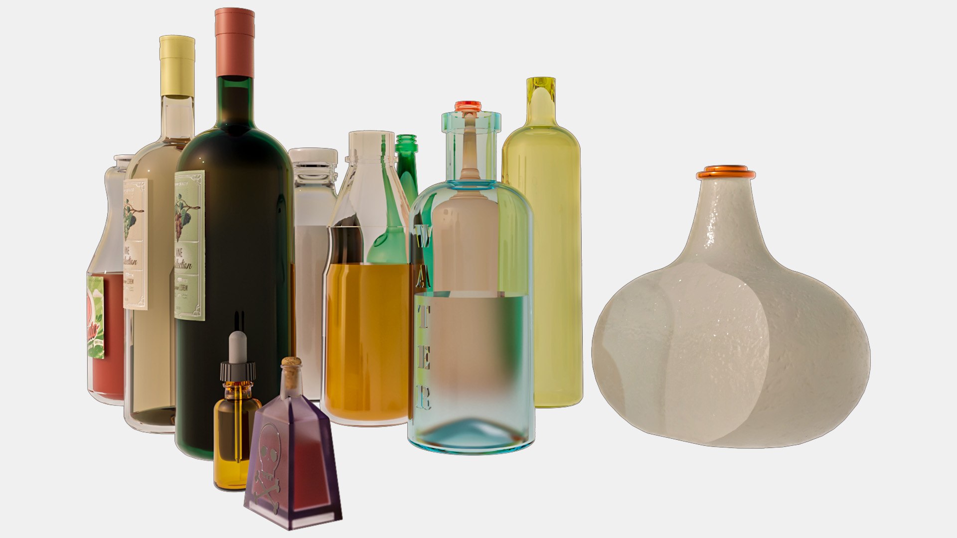 Bottles 3D model https://p.turbosquid.com/ts-thumb/GZ/1g3EeA/2Y/bottles_05/jpg/1679621691/1920x1080/fit_q87/5ff052122ff9a4adb22e6294fe4e433325154803/bottles_05.jpg