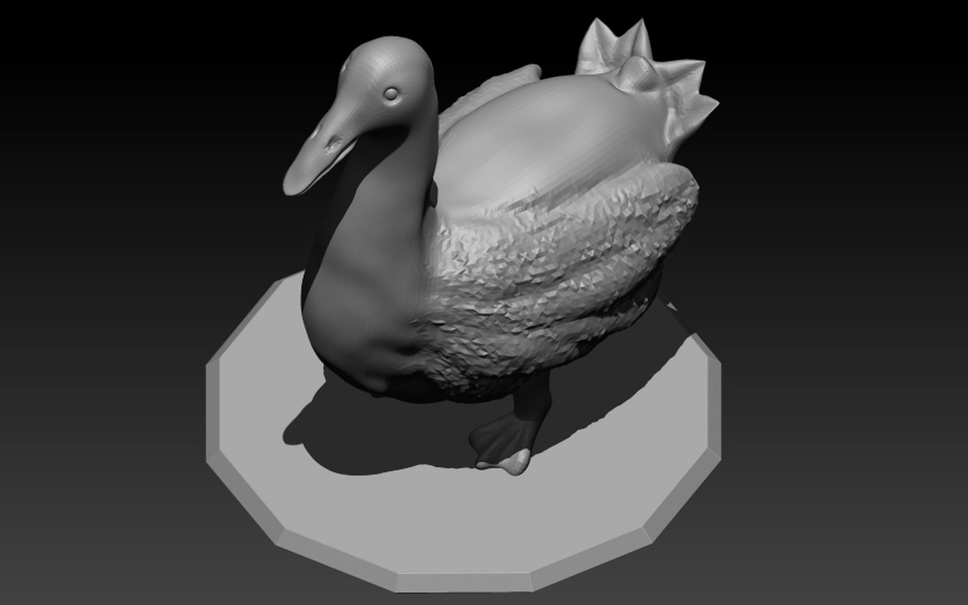3d duck doll