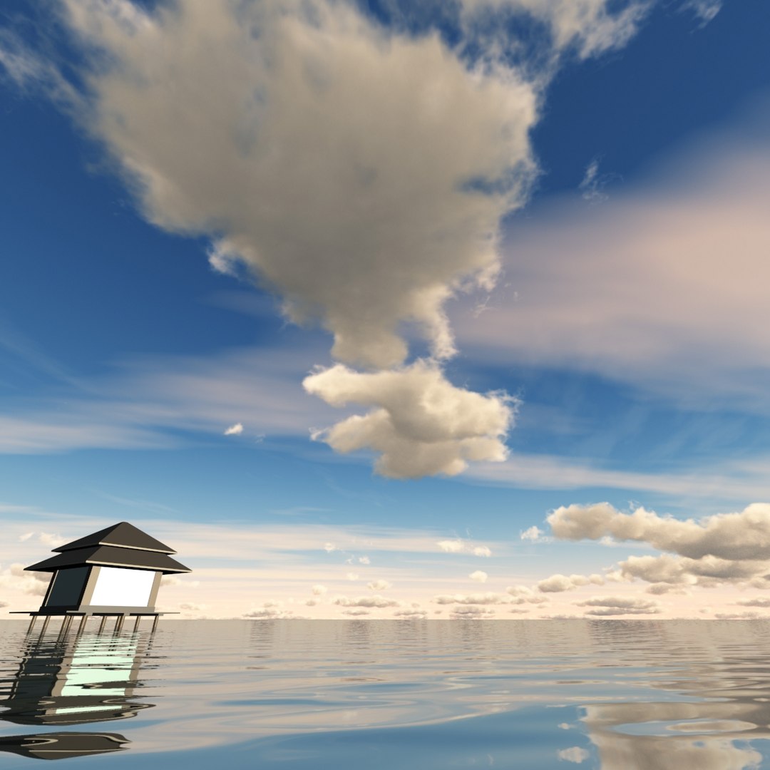 3d Sky Clouds Model